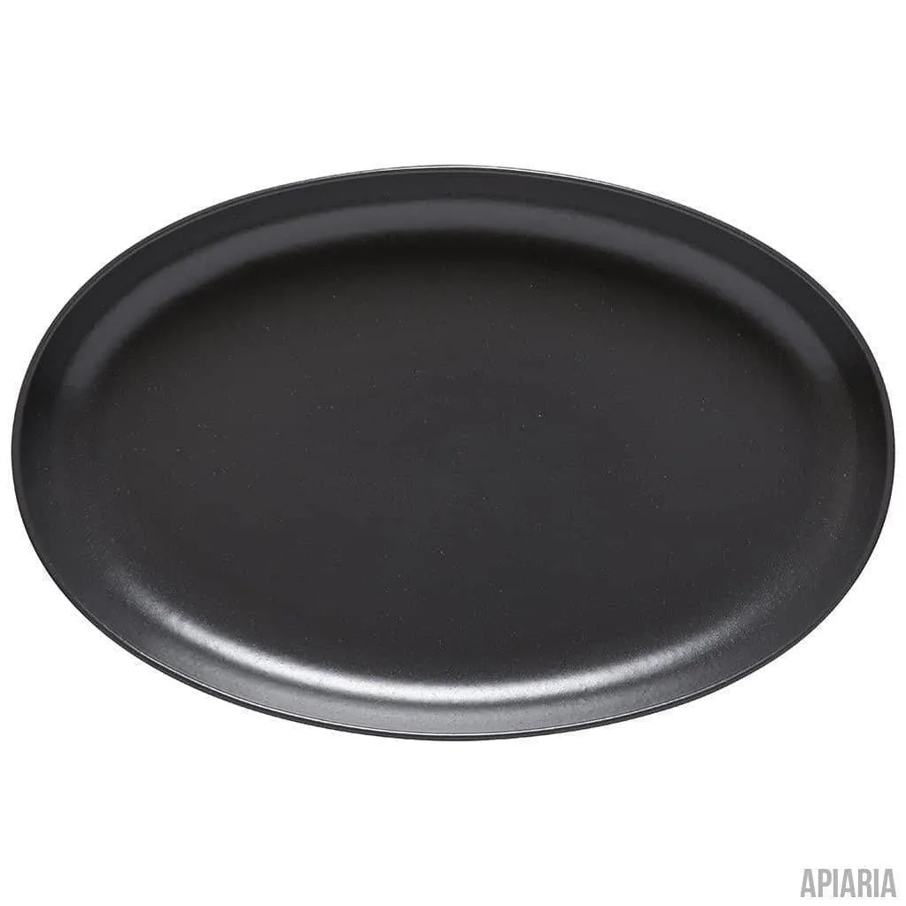 Stoneware Serving Platters, Handmade in Portugal by Casafina, Pacifica 16" Oval Serving Platter - 6 Colors