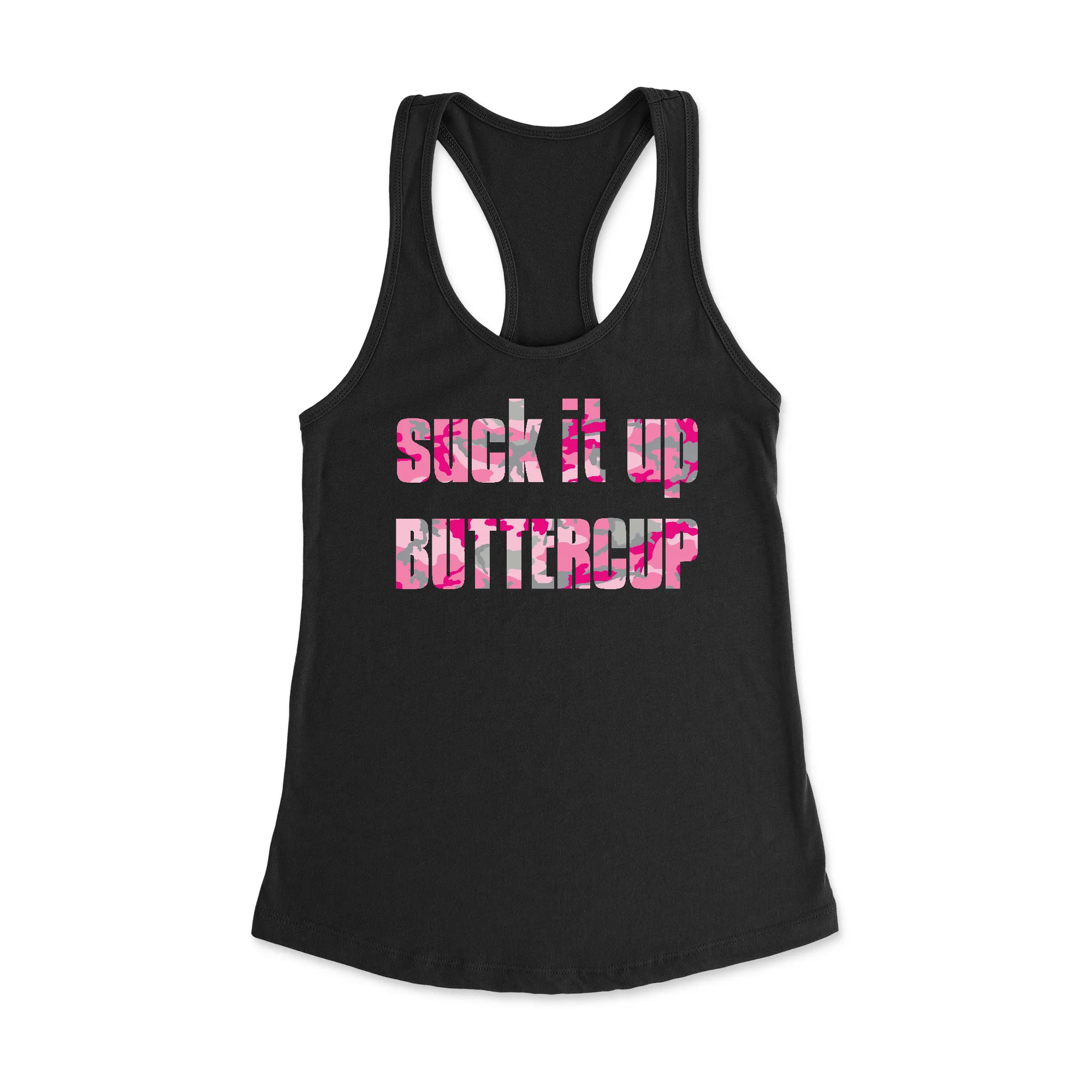 Suck it up Buttercup Racerback Tank Top