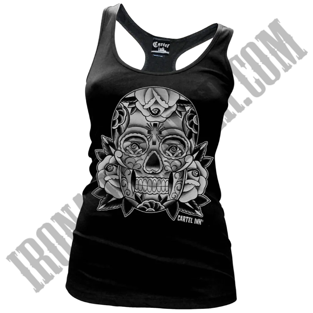 Sugar Skull Raceback Tank