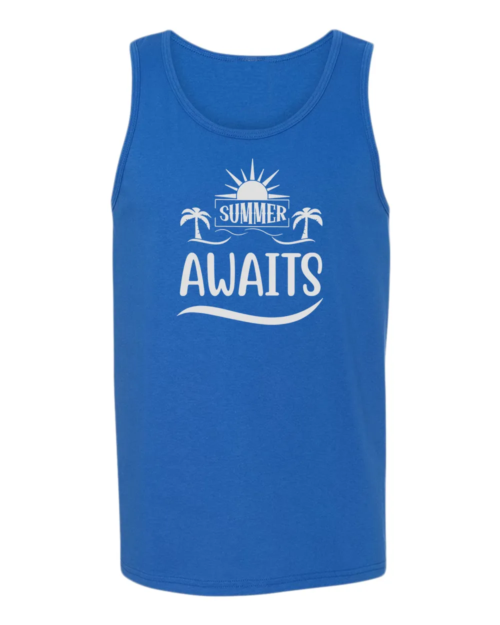Summer awaits tank top, summer tank top, beach party tank top