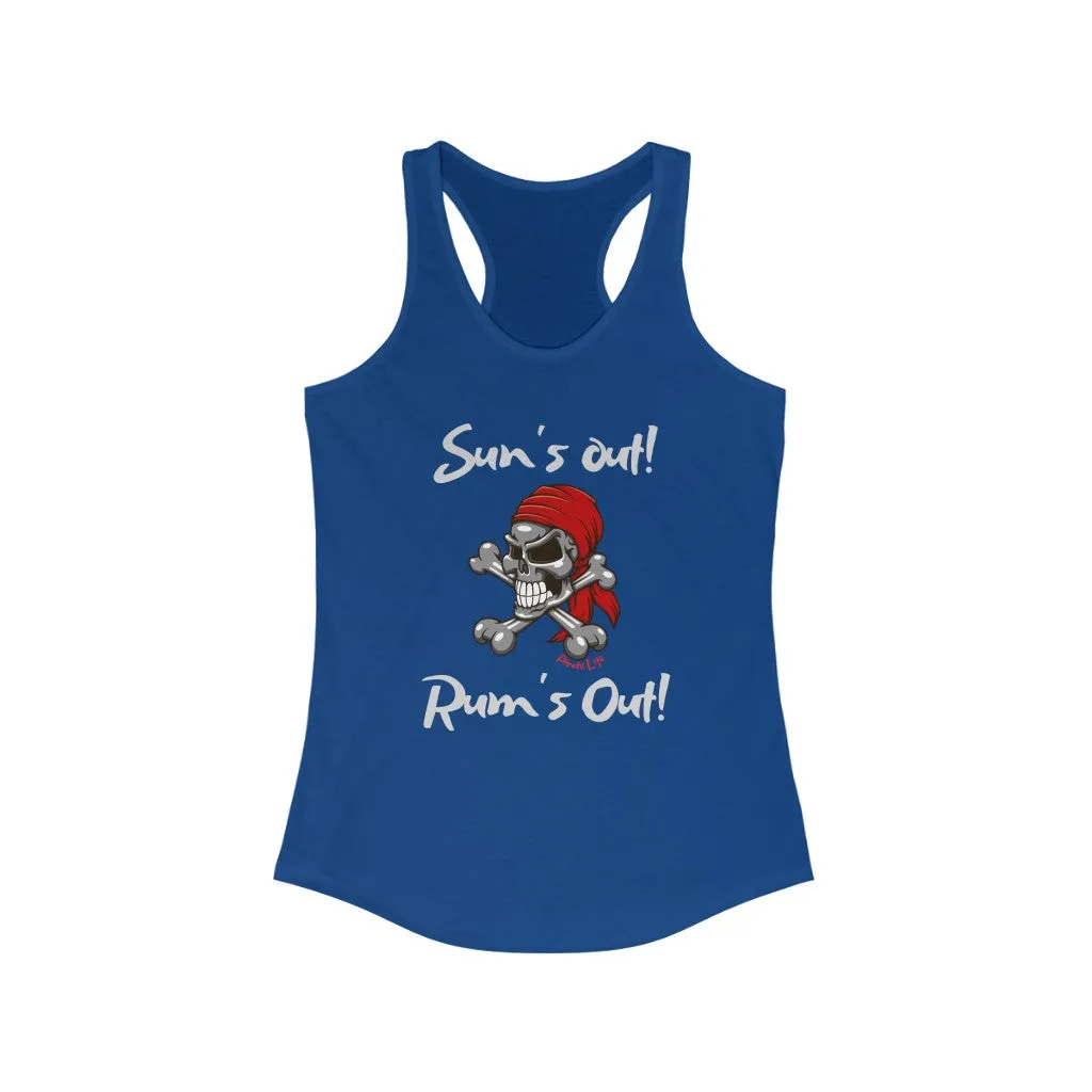 Sun's Out! Rum's Out! Slim Fit Tank