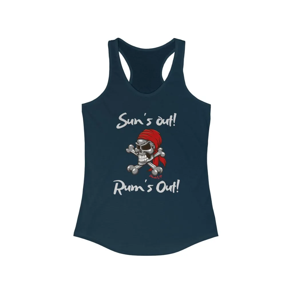 Sun's Out! Rum's Out! Slim Fit Tank