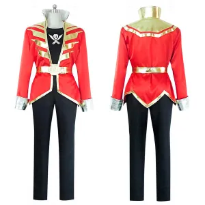 Super Megaforce Red Ranger Cosplay Costume