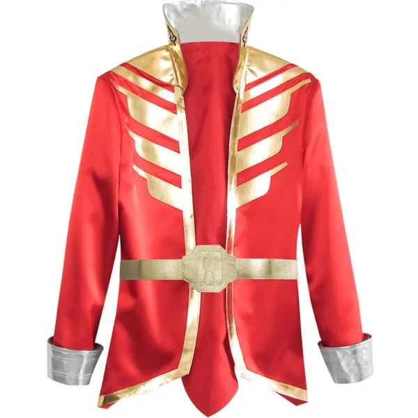 Super Megaforce Red Ranger Cosplay Costume