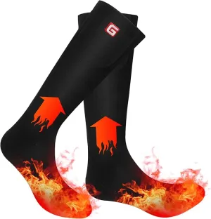 SVPRO Electric Heated Socks Men Women Rechargeable Heating Socks Washable Battery Thermal Foot Warmer Socks Winter Warm Socks