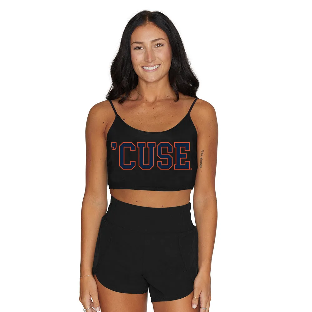 Syracuse Black Spaghetti Strap Tank