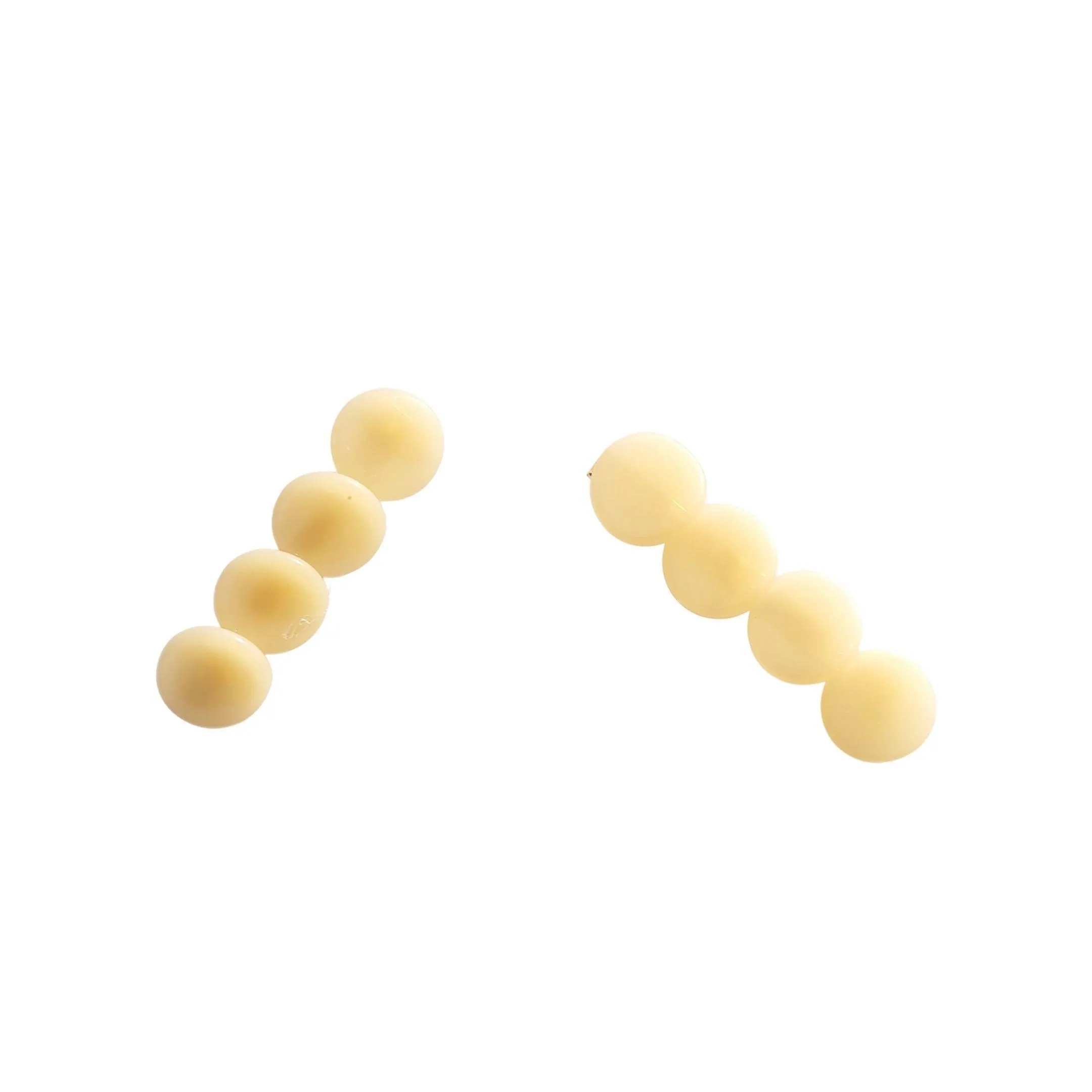 Taupe Oval Hair Clips