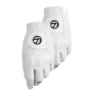 TaylorMade Stratus Tech 2-Pack Gloves M White LH