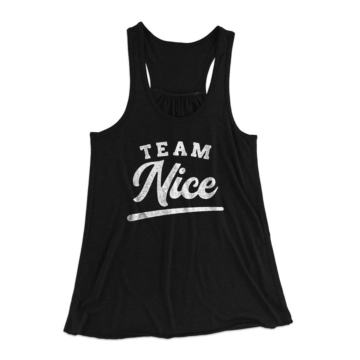 Team Nice Women's Flowey Racerback Tank Top