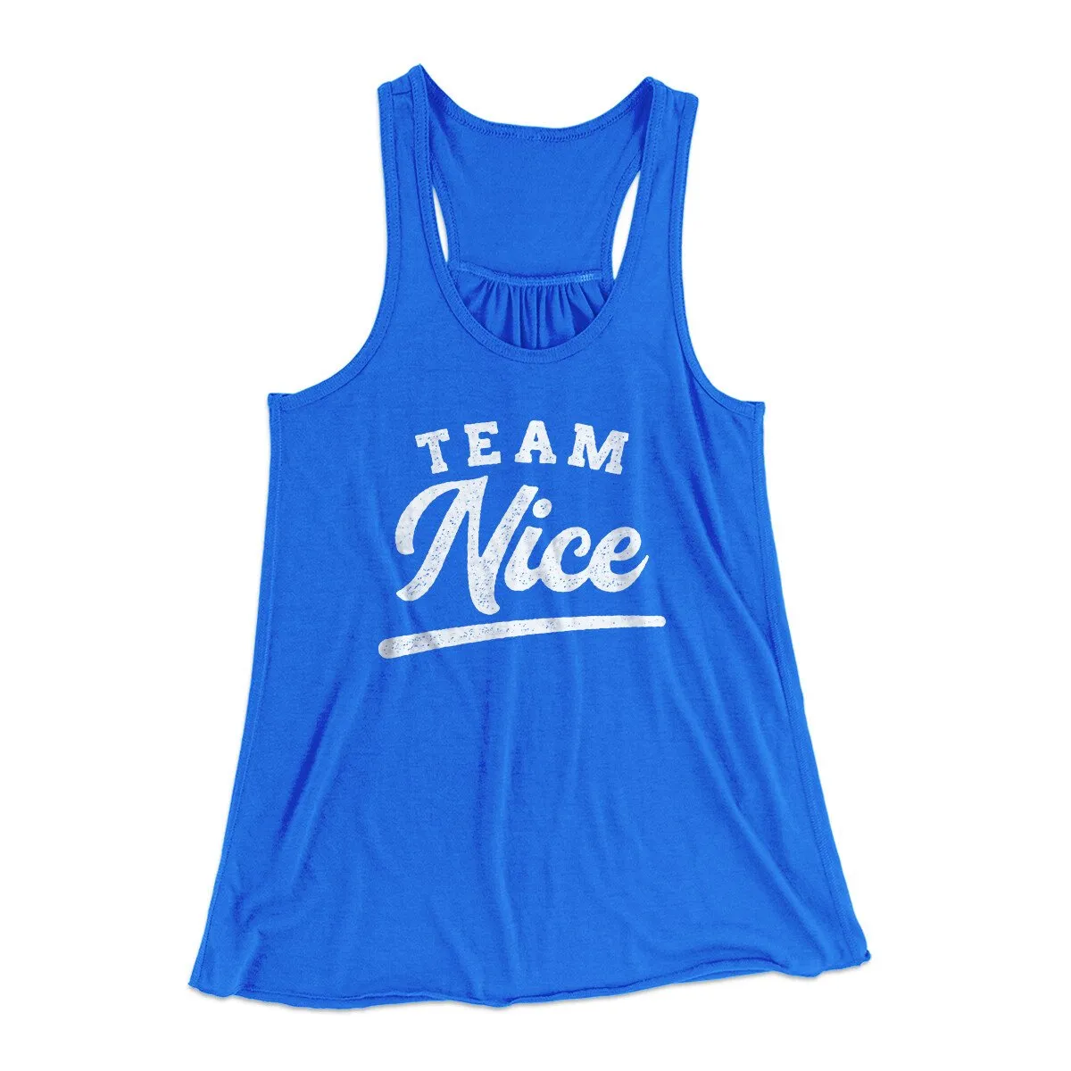 Team Nice Women's Flowey Racerback Tank Top