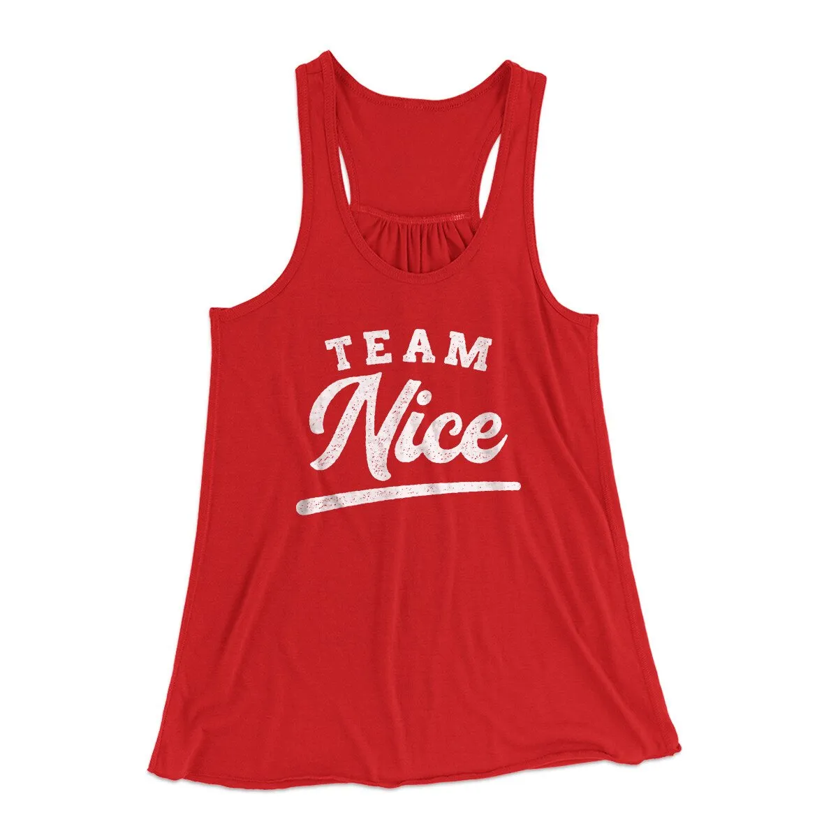 Team Nice Women's Flowey Racerback Tank Top