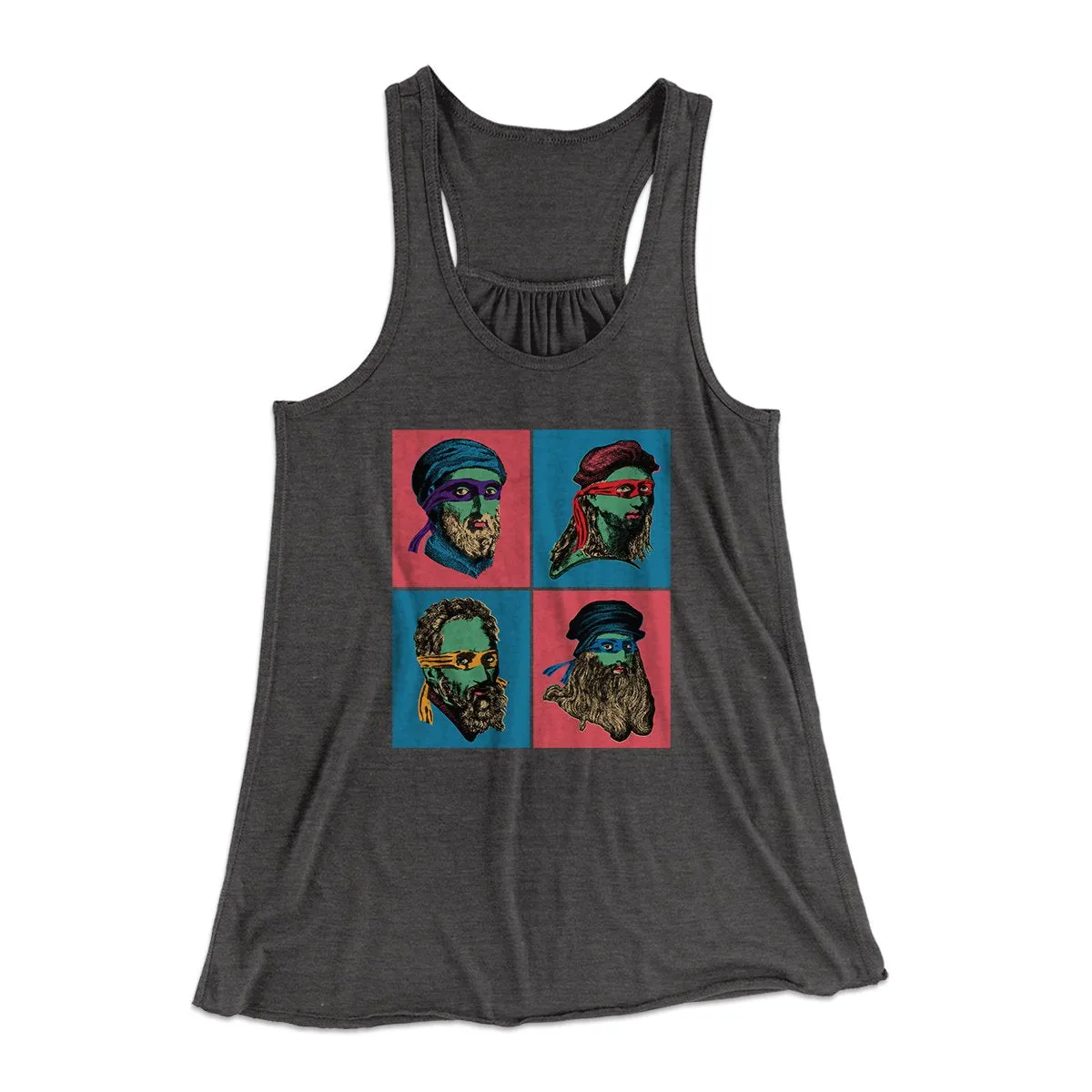 Teenage Mutant Ninja Artists Women's Flowey Tank Top