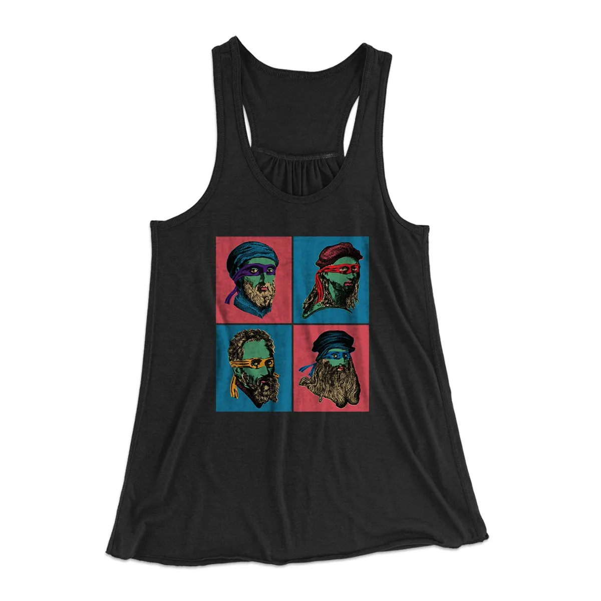 Teenage Mutant Ninja Artists Women's Flowey Tank Top
