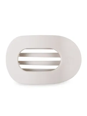 Teletie Large Flat Round Clip - Toasted