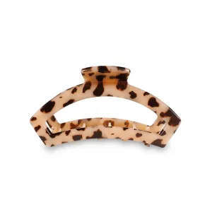 Teleties Medium Open Hair Clip- Blonde Tortoise