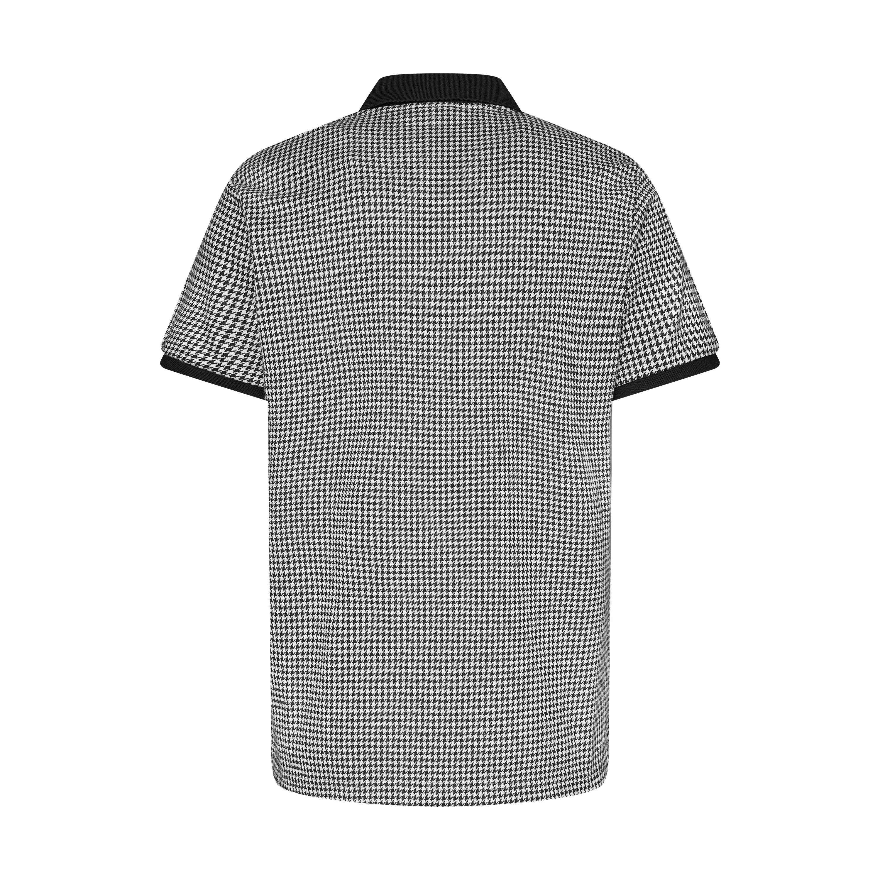 THE HOUNDSTOOTH POLO-BLACK