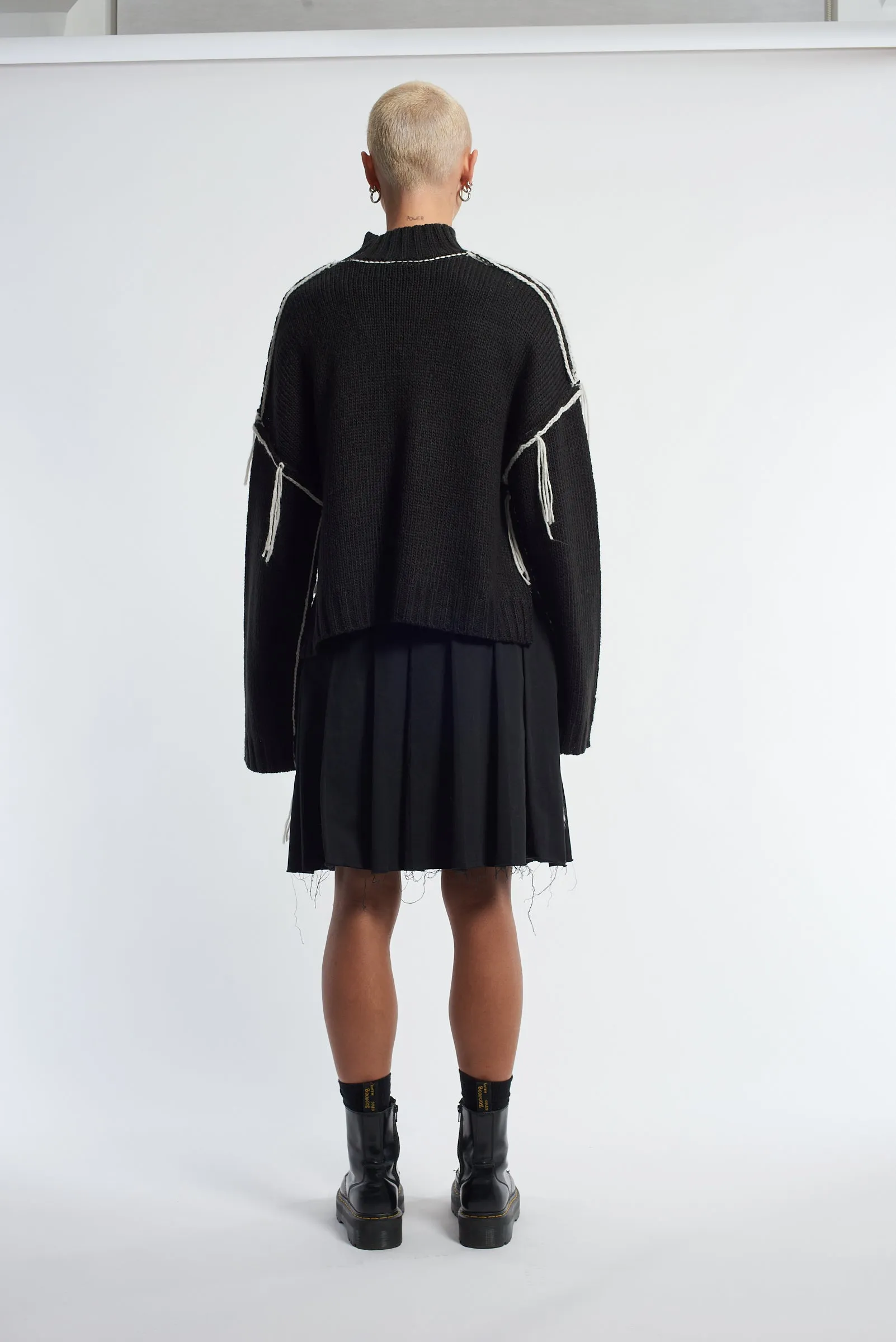 The Ragged Priest Born Ragged High Neck Jumper
