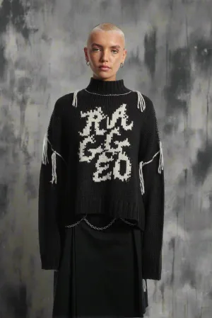 The Ragged Priest Born Ragged High Neck Jumper