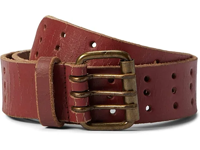 The Triple Threat Leather Belt by Free People - 2 Colours