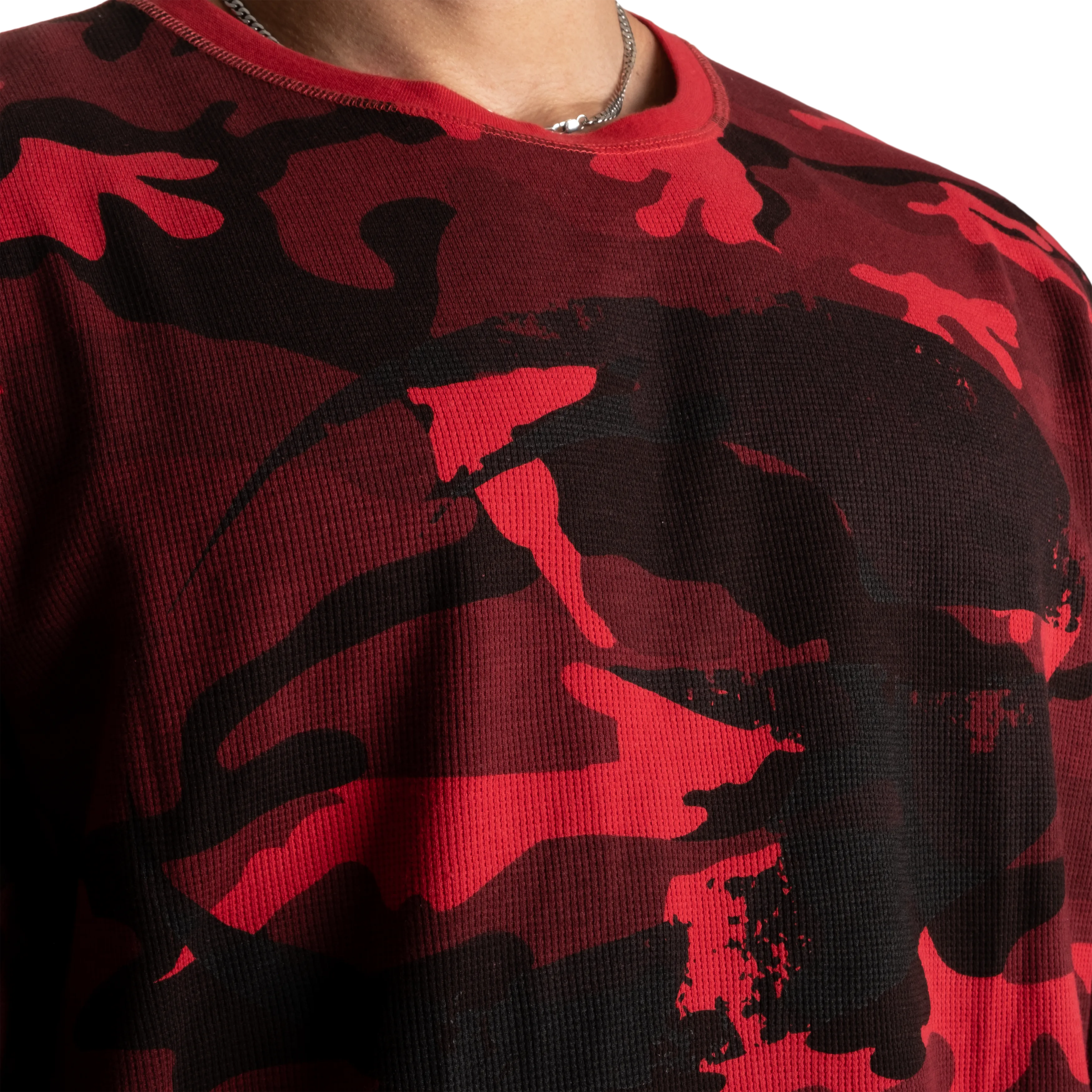 Thermal Logo sweater, Red Camo