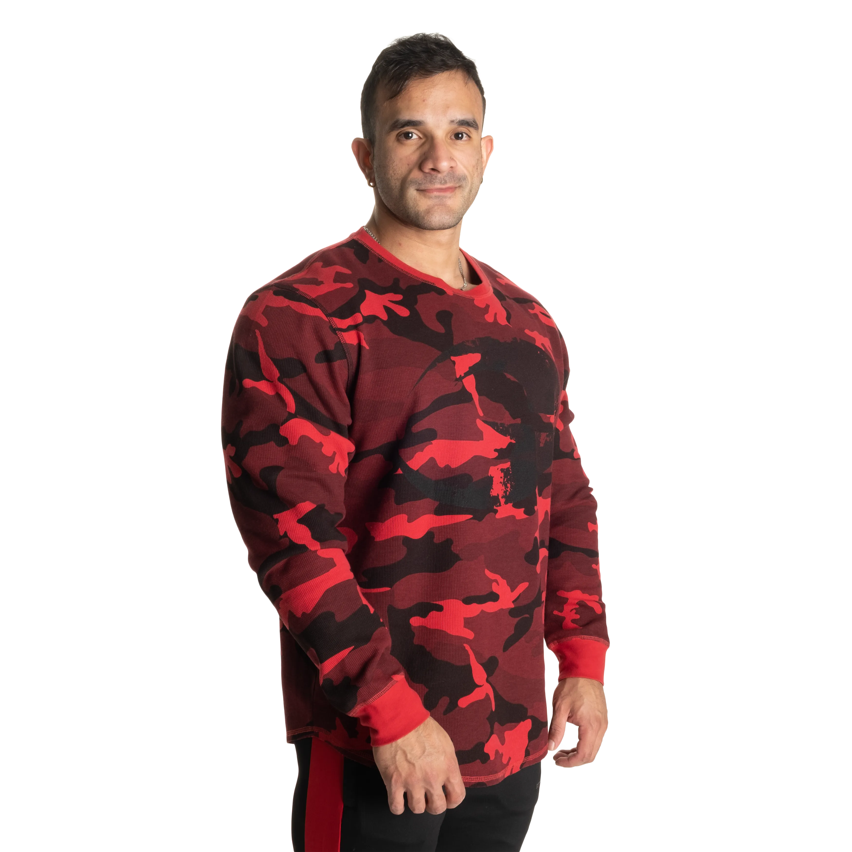 Thermal Logo sweater, Red Camo