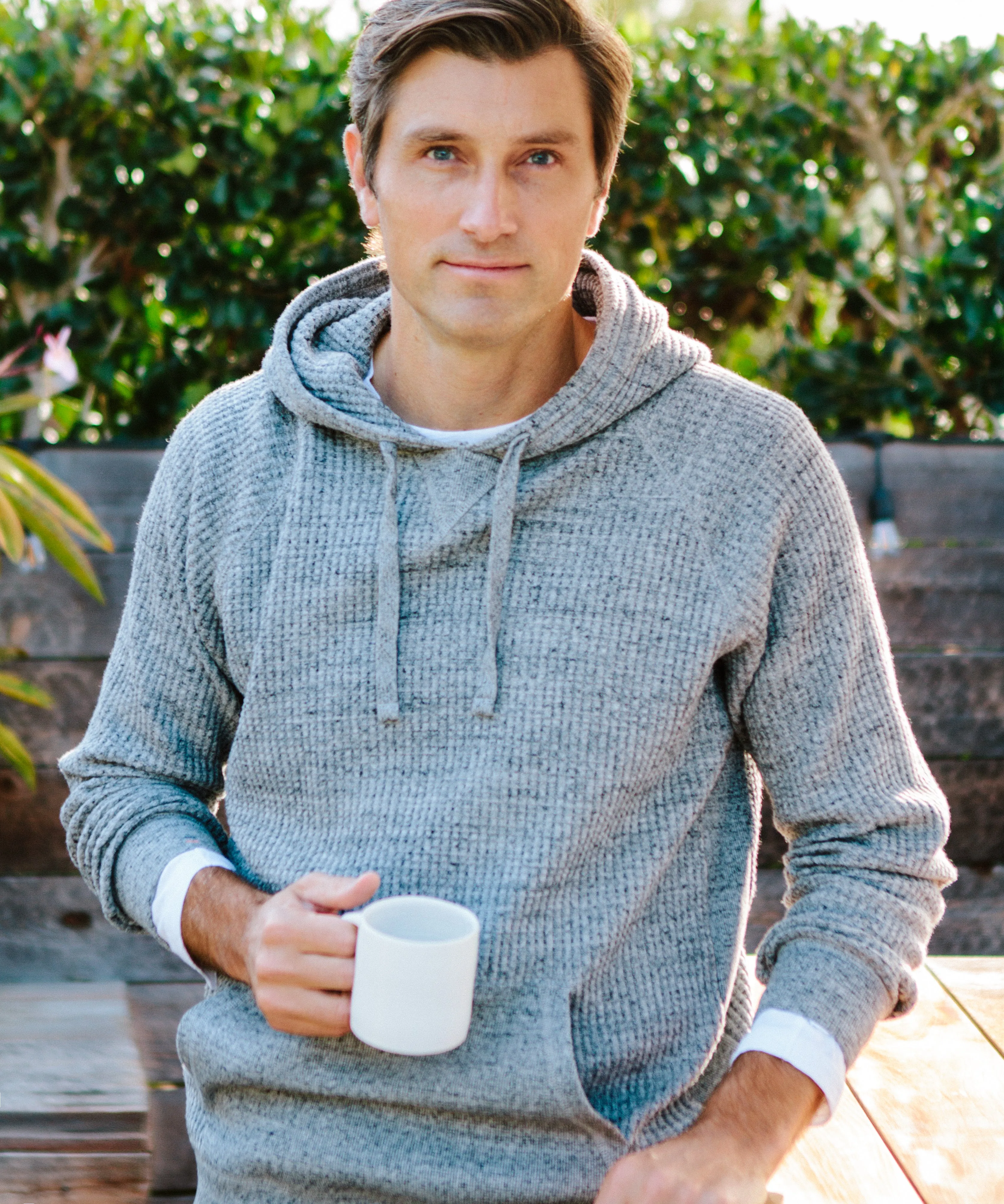 Thermal Pull Over - Heather Grey
