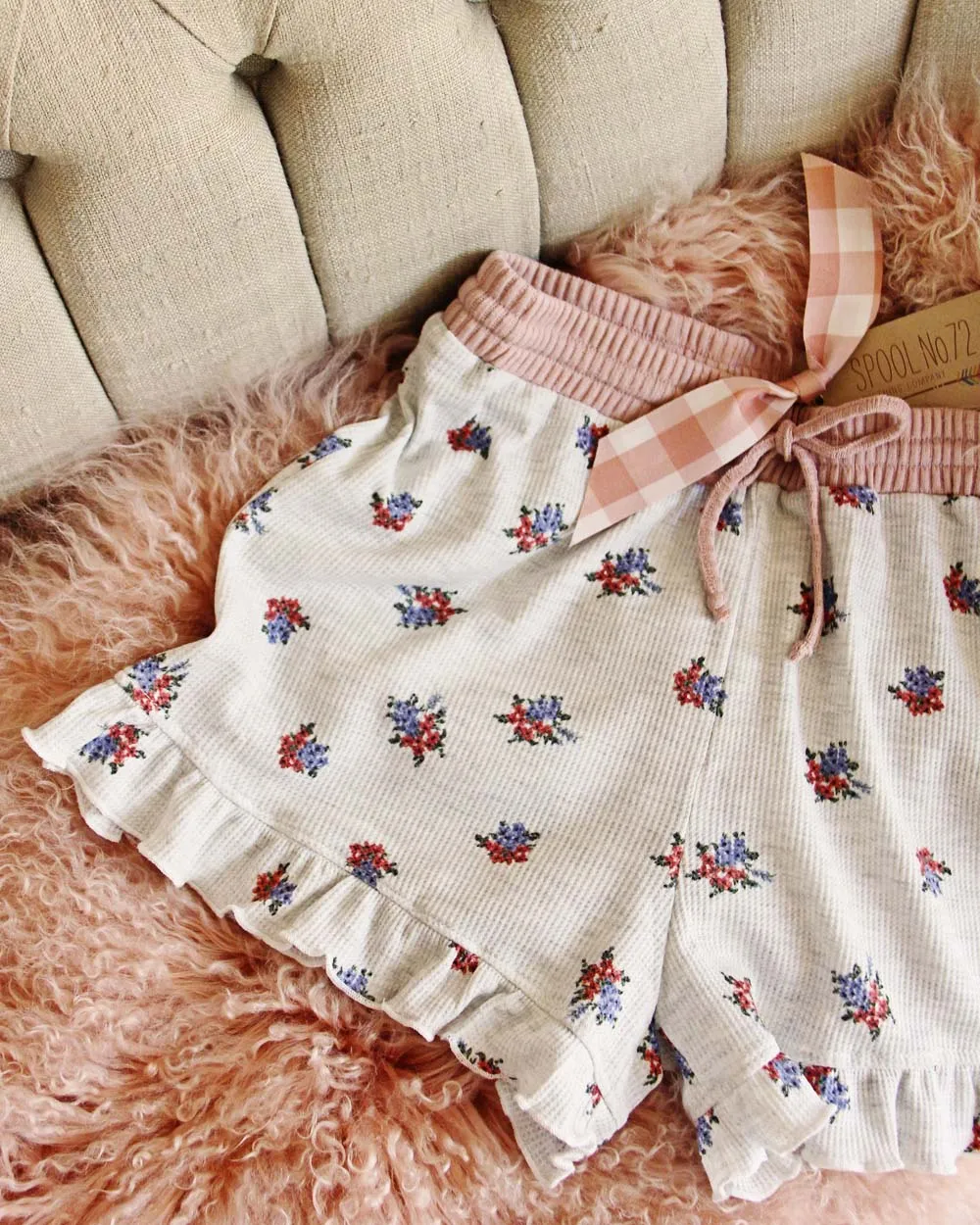 Thermal Ruffle Shorts