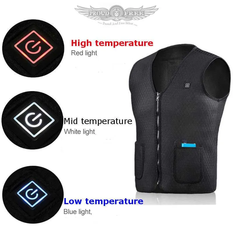 Thermal USB Biker Vest
