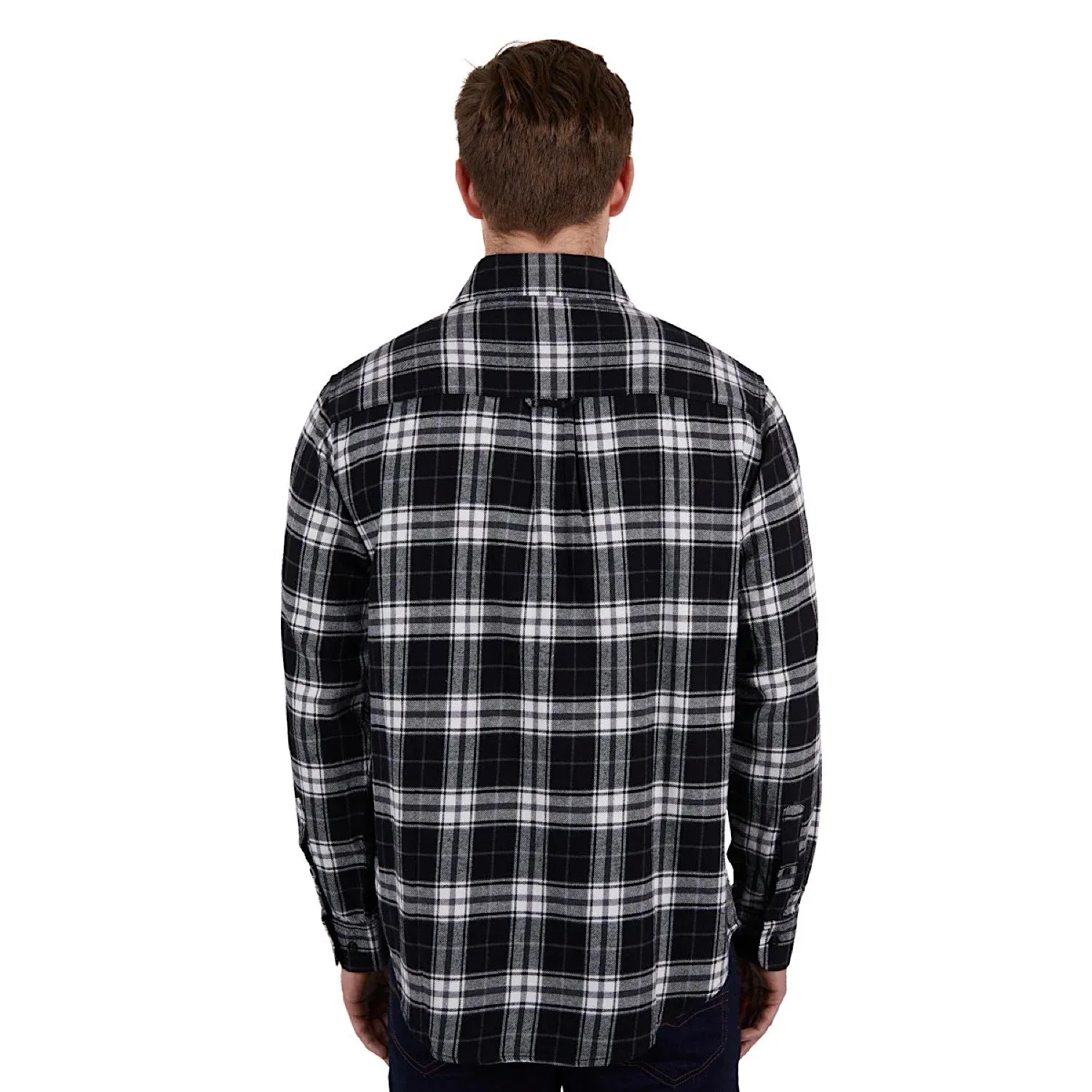 THOMAS COOK PABLO THERMAL LONG SLEEVE SHIRT BLACK/WHITE