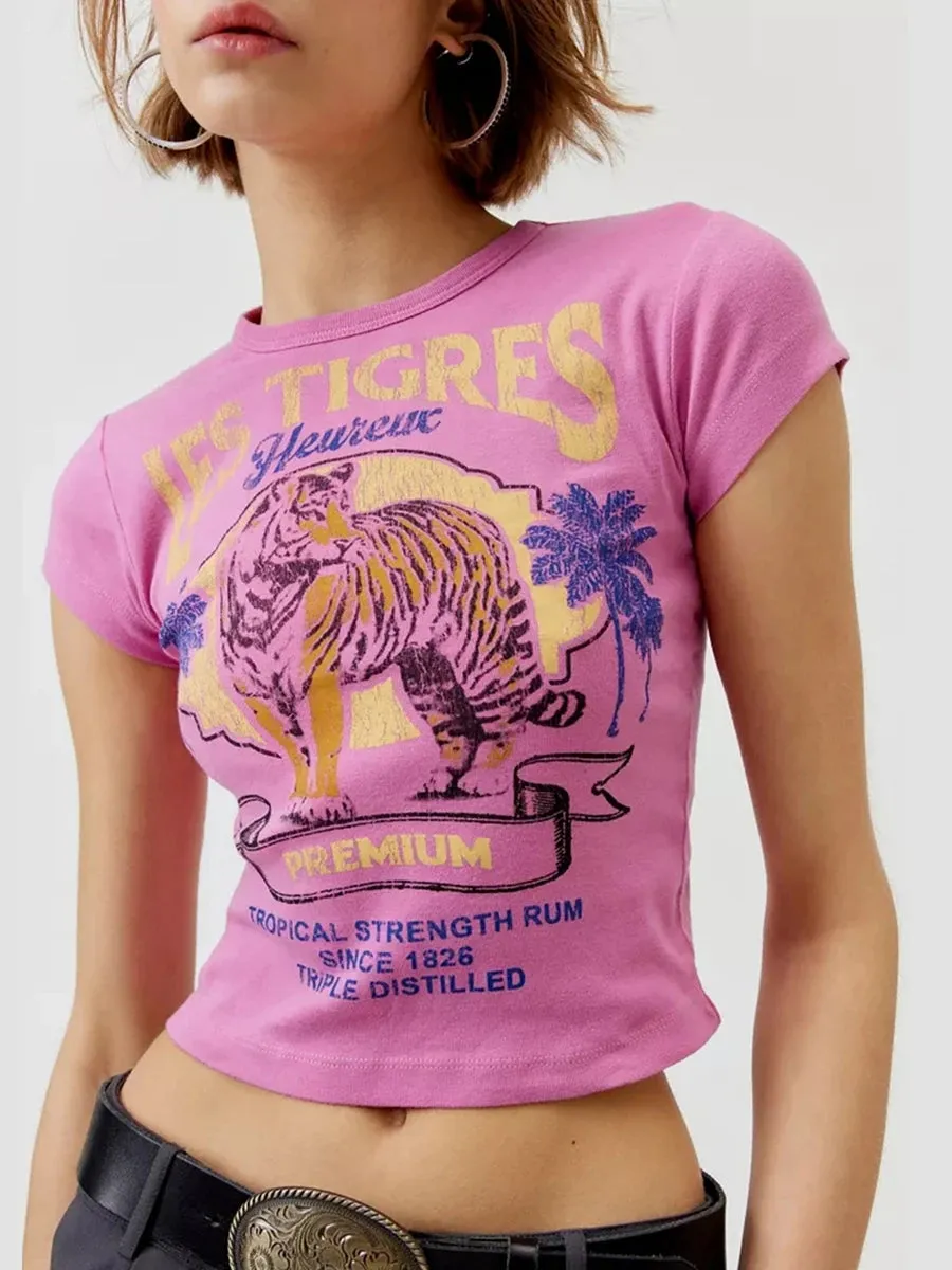 Tigres Printed Graphic Baby Tee