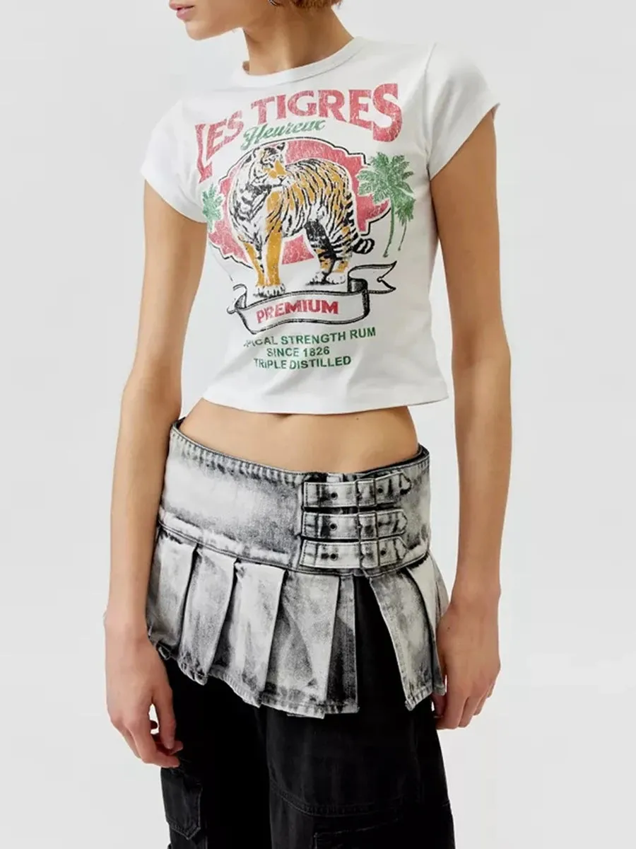 Tigres Printed Graphic Baby Tee