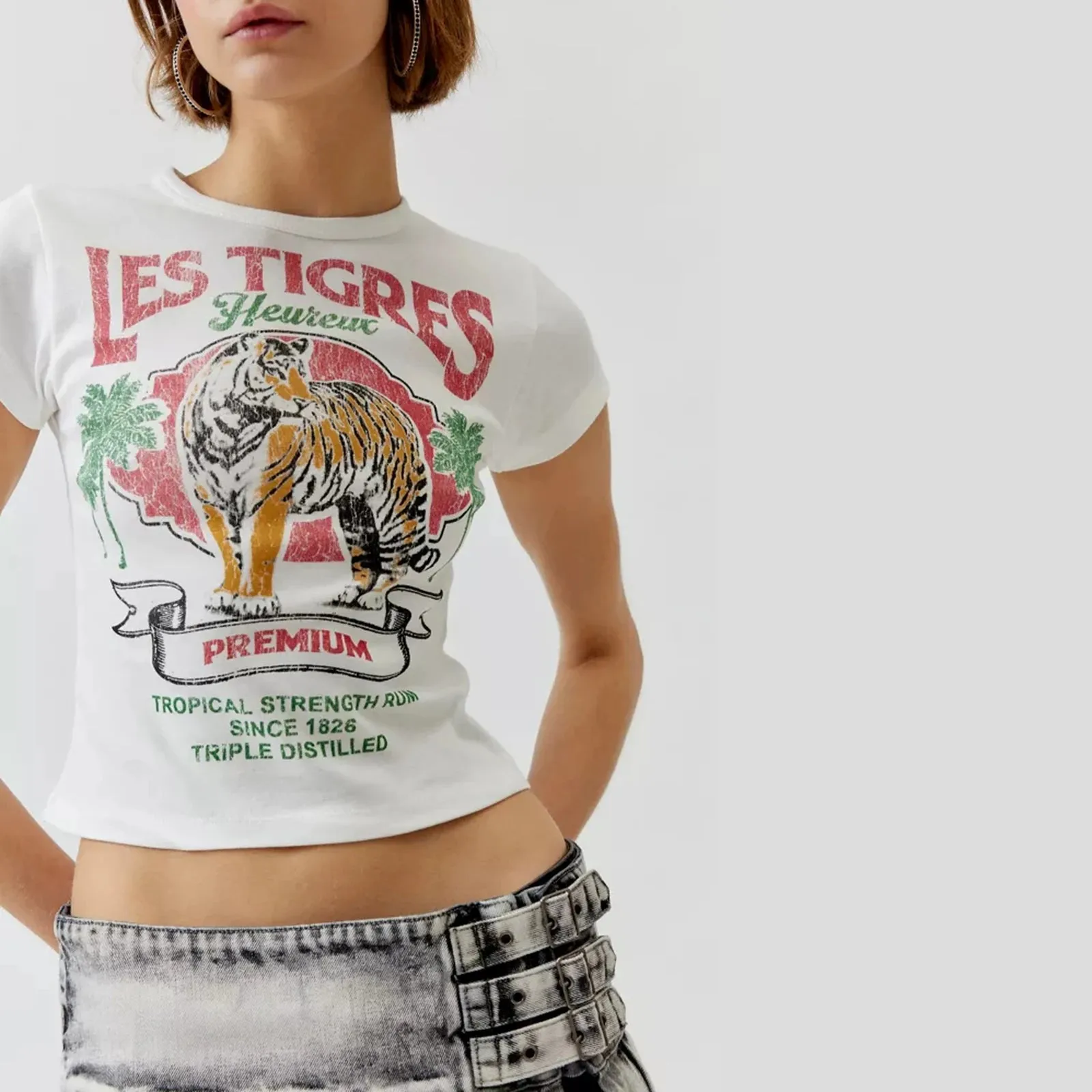 Tigres Printed Graphic Baby Tee