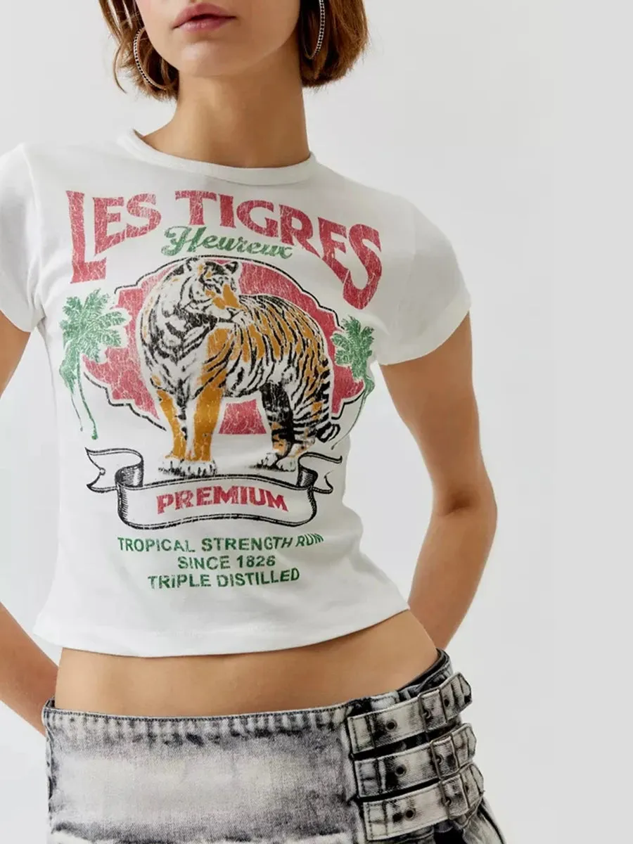 Tigres Printed Graphic Baby Tee