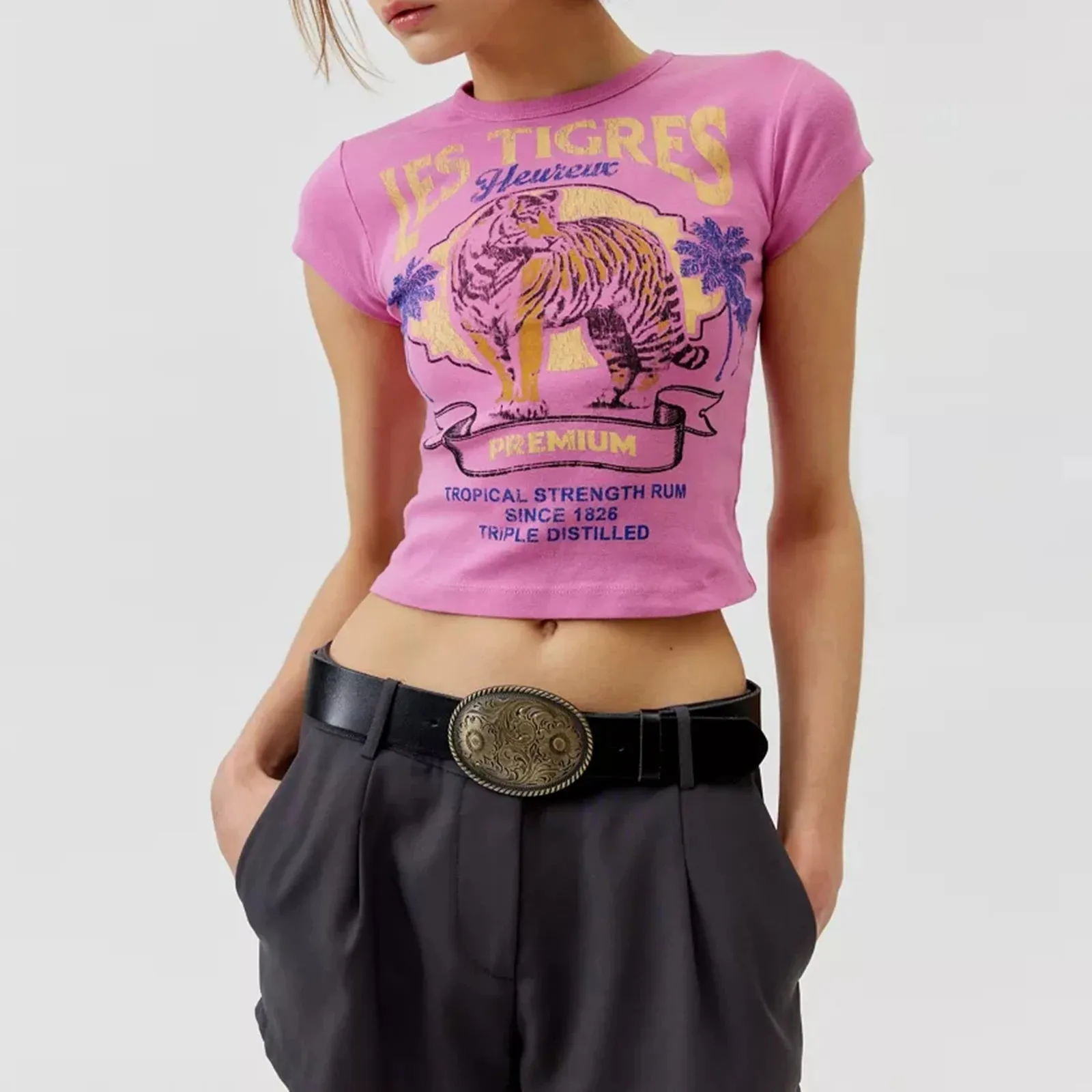 Tigres Printed Graphic Baby Tee