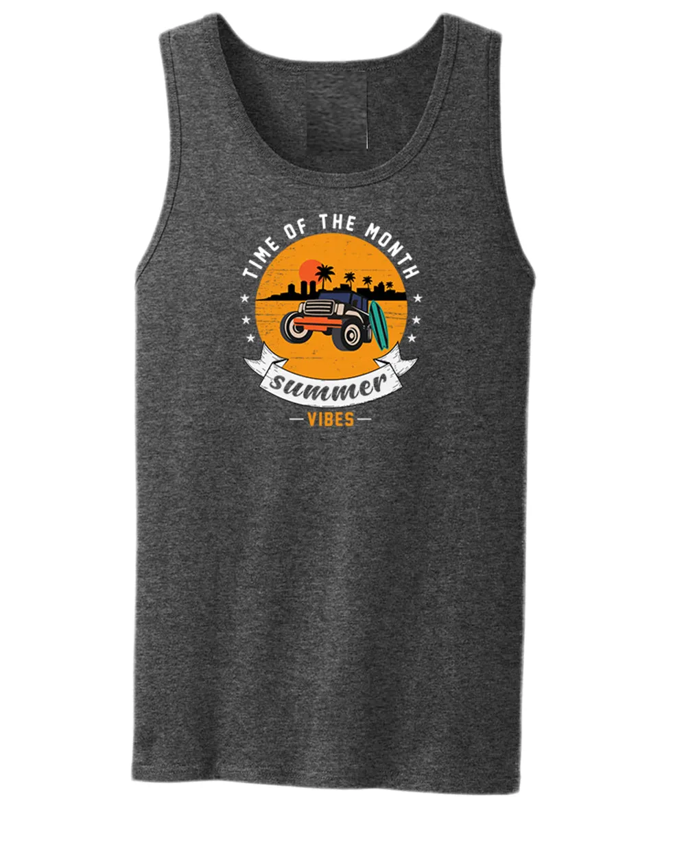 Time of the month, summer vibes tank top, summer tank top, beach party tank top