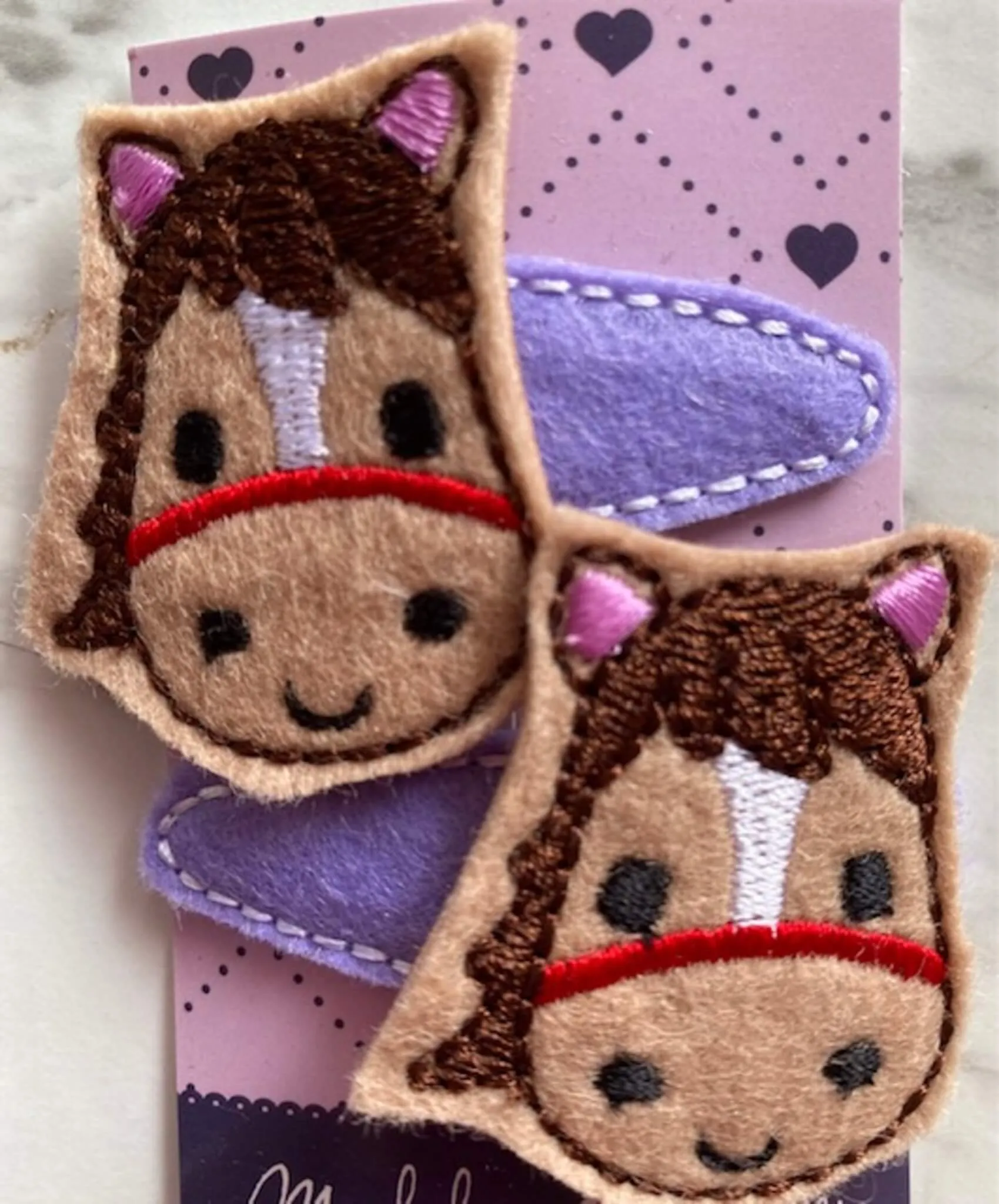 Tiny Tot Horse Hair Clips