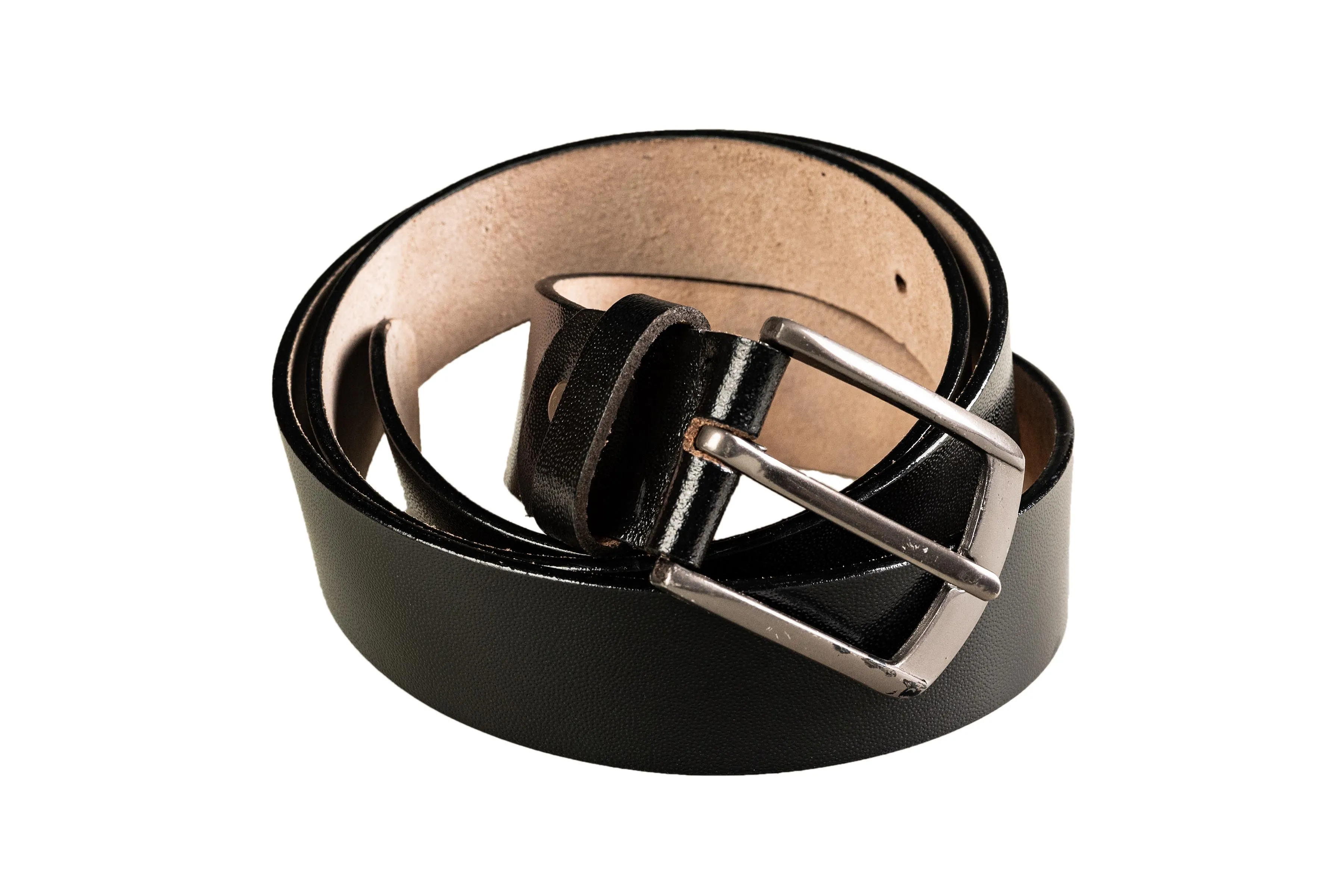 Titas Gents Black Genuine Leather Belt