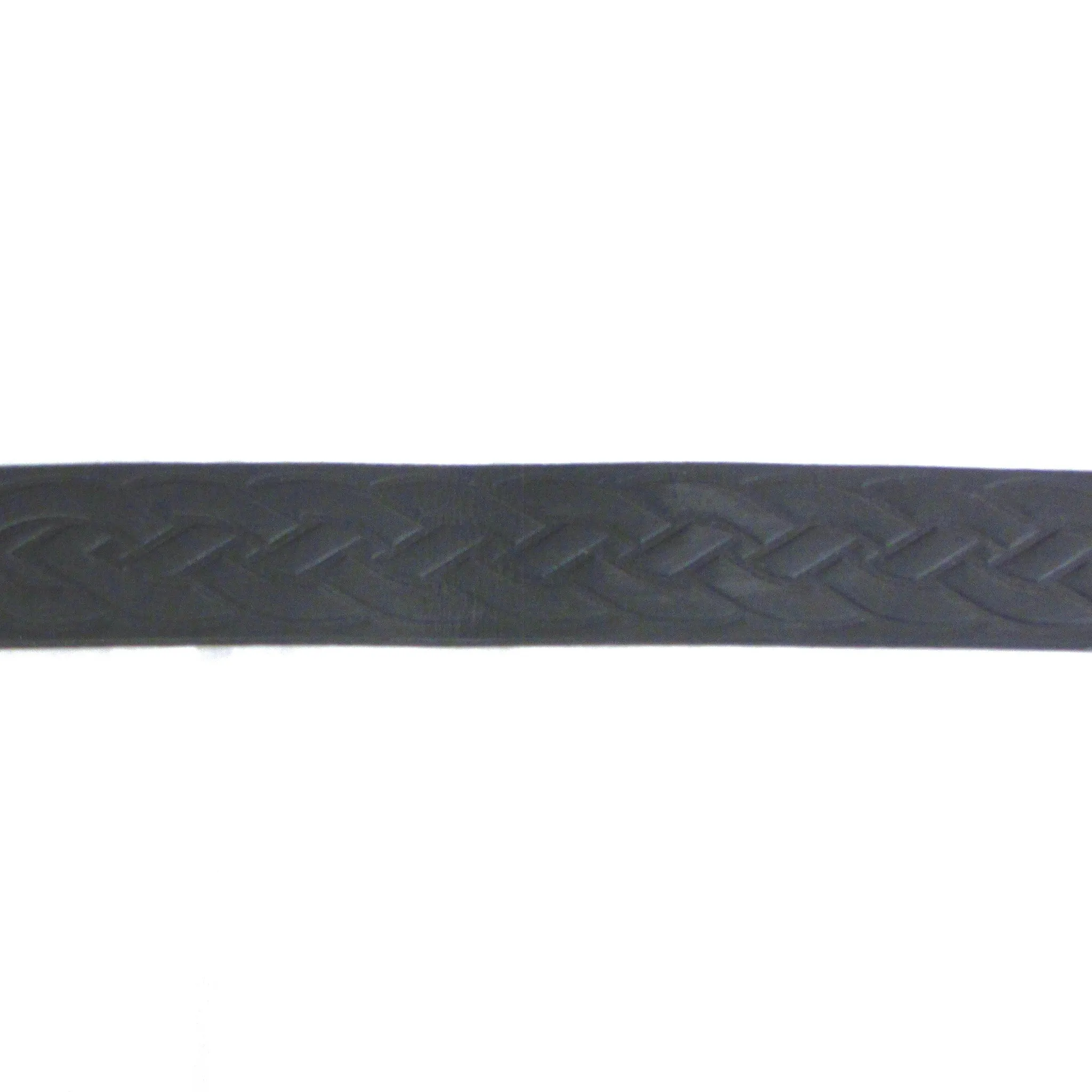 TO-02  1 1/2" Oil Tanned Belt- Celtic Braid Design