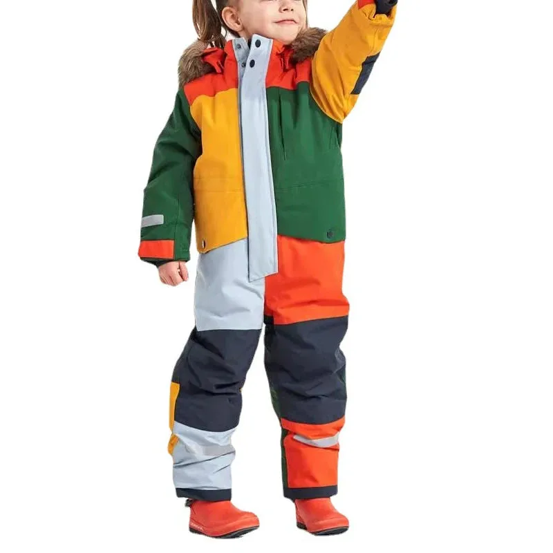 Toddler Block Colour Snowsuit