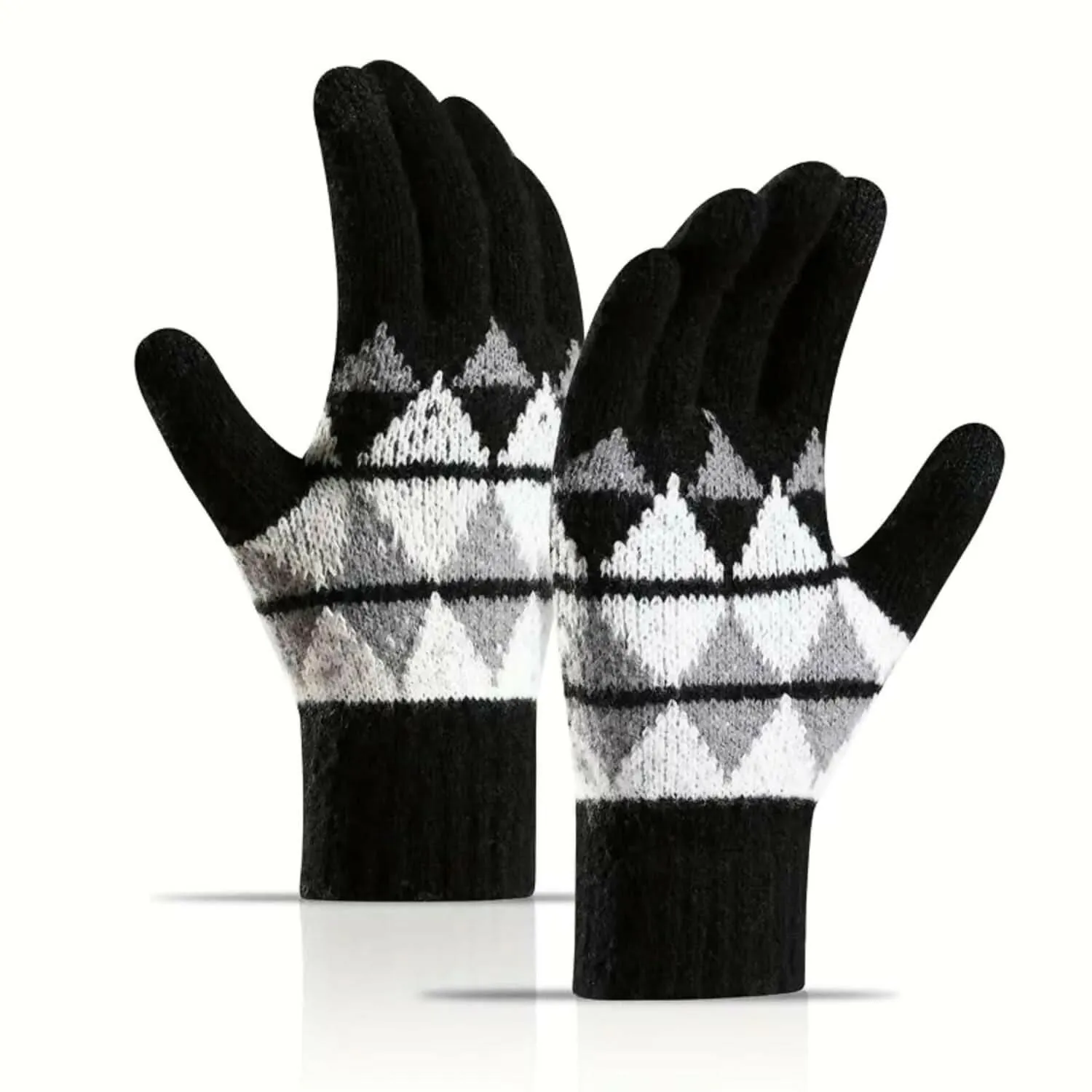 Tomorrow Fashion Winter Gloves for Men & Women - Soft Lined Knitted Wool