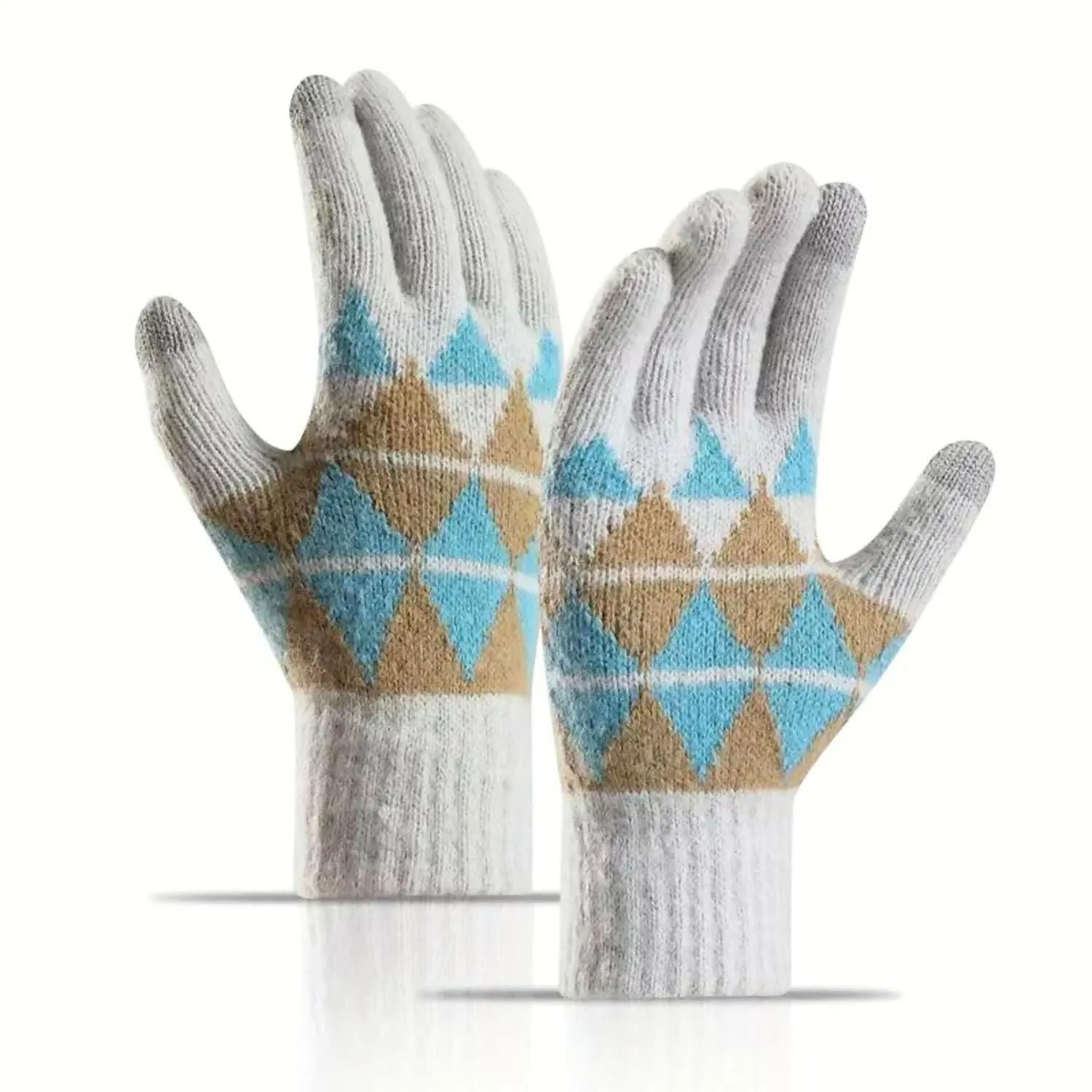 Tomorrow Fashion Winter Gloves for Men & Women - Soft Lined Knitted Wool