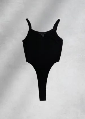 Toni Cheeky Knit Bodysuit - Black