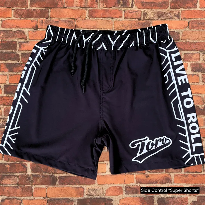 Toro "Side Control" White Belt Super Shorts
