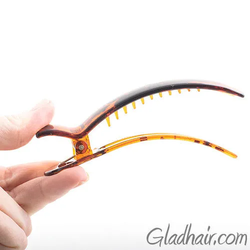 Tortoise Fork Beak Salon Clip