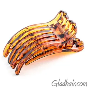 Tortoise Salon Duck Style Plastic Hair Claw