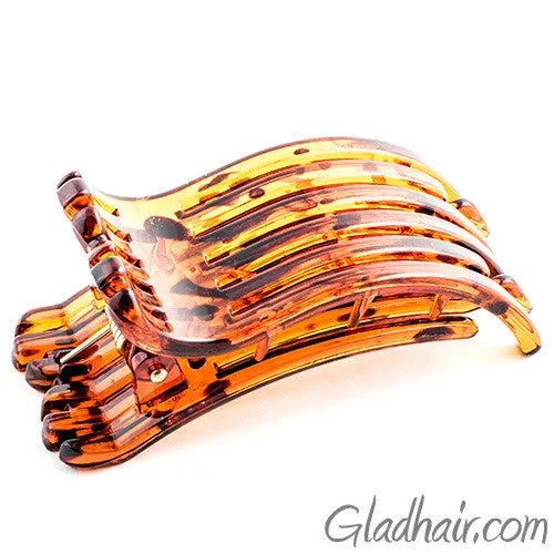 Tortoise Salon Duck Style Plastic Hair Claw