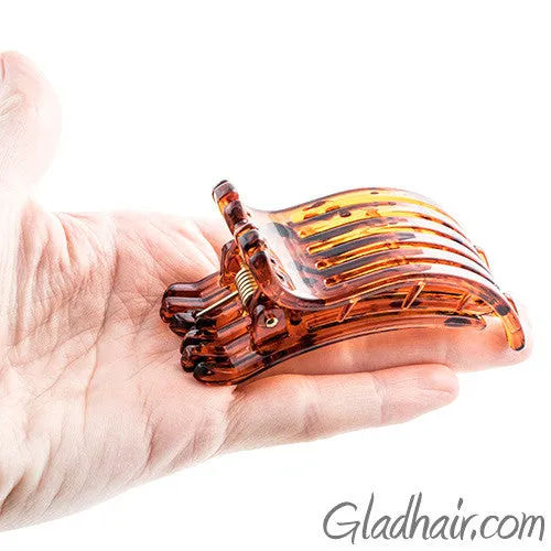 Tortoise Salon Duck Style Plastic Hair Claw