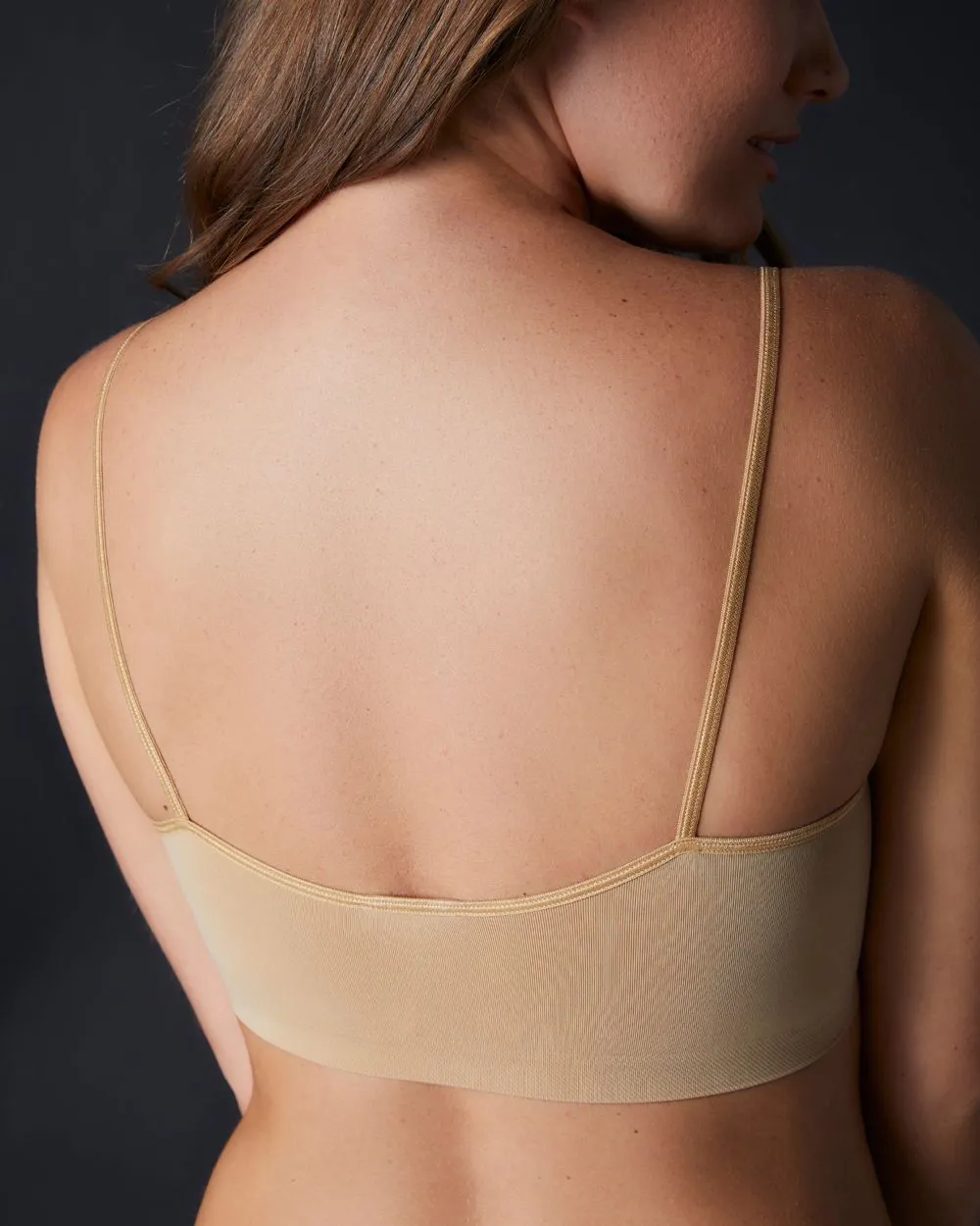 Touch Feeling Spaghetti Crop Top