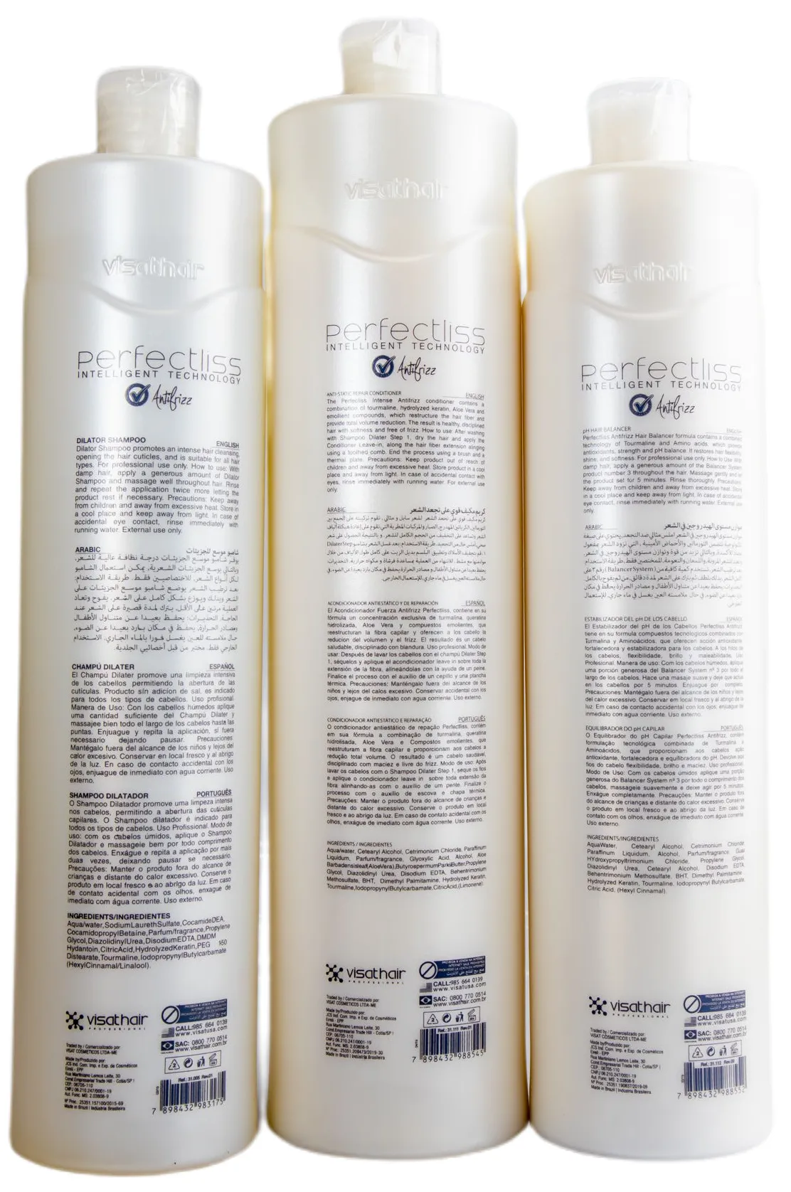 Tourmaline Brazilian Progressive Brush Anti-Frizz - Perfect Liss