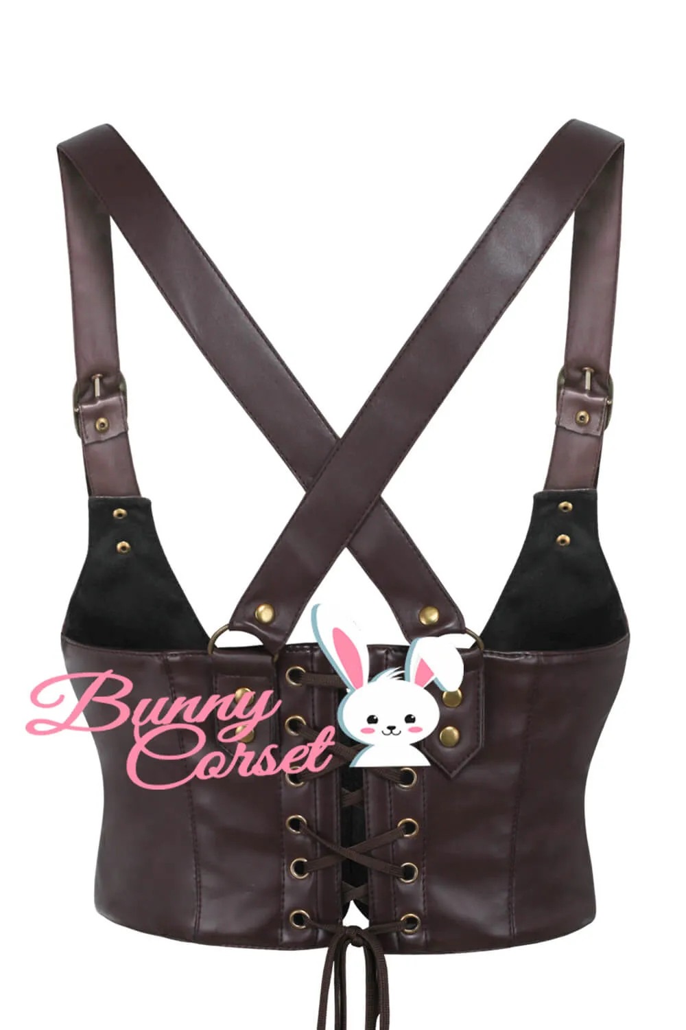 Trakiala Faux Leather Corset Belt